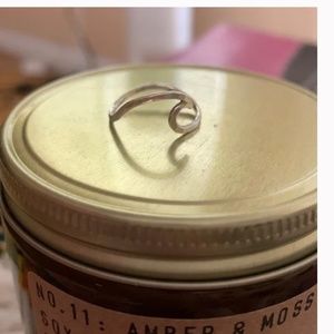 ISO James Michelle Sterling Silver Wave Ring